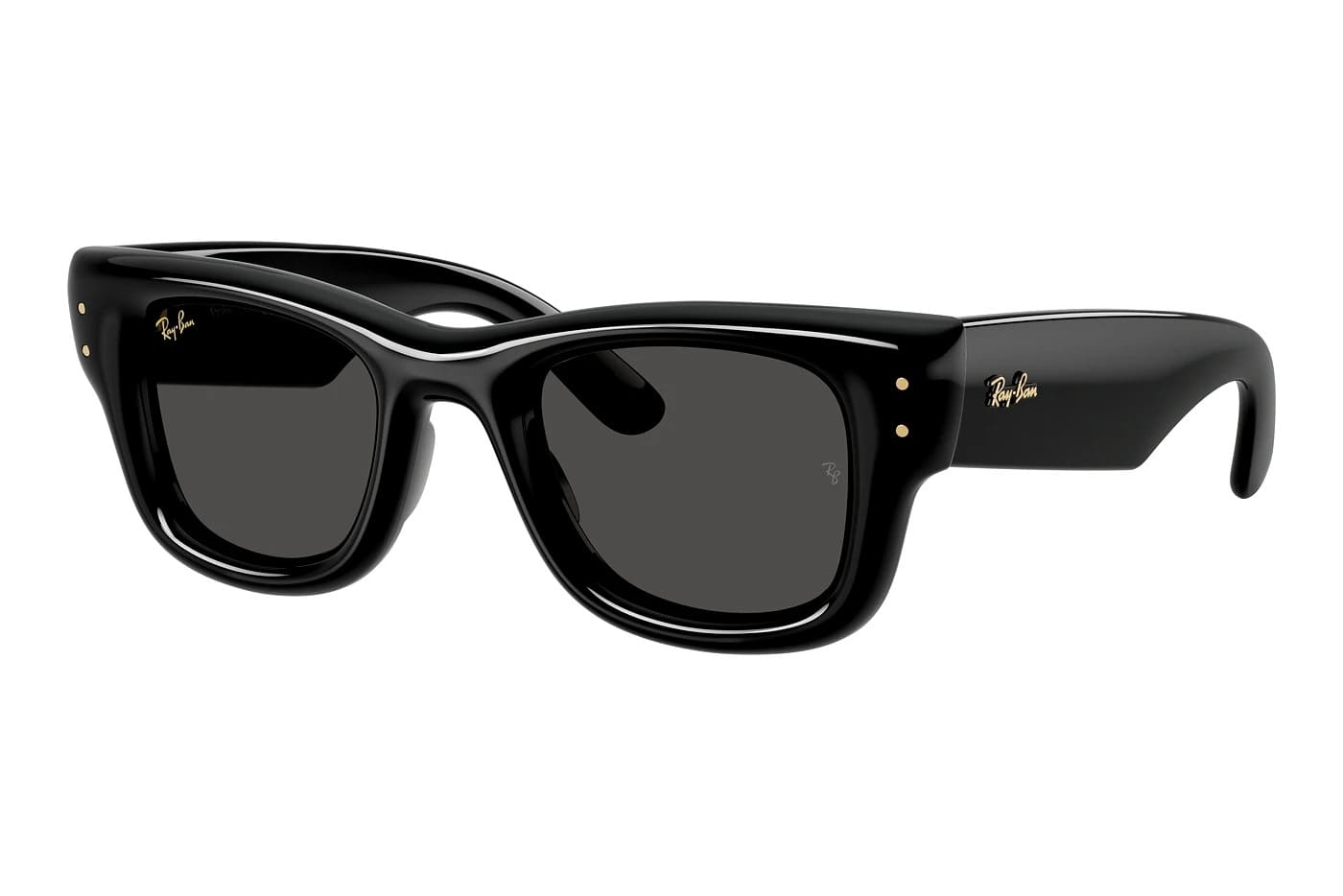 Ray-Ban Wayfarer Puffer RB4940 601/87 - monture noire brillante, volume matelassé